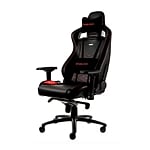 Noblechairs Epic cuero PU negro  rojo  Silla