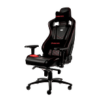 Noblechairs Epic cuero PU negro  rojo  Silla
