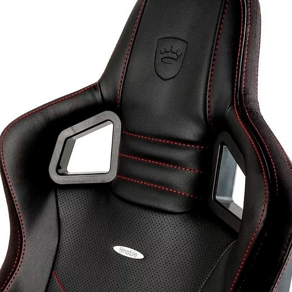 Noblechairs Epic cuero PU negro  rojo  Silla