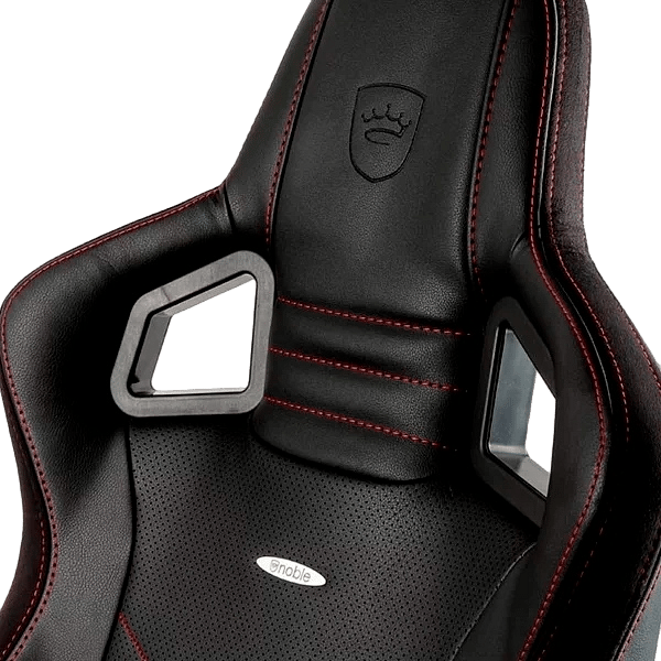 Noblechairs Epic cuero PU negro  rojo  Silla