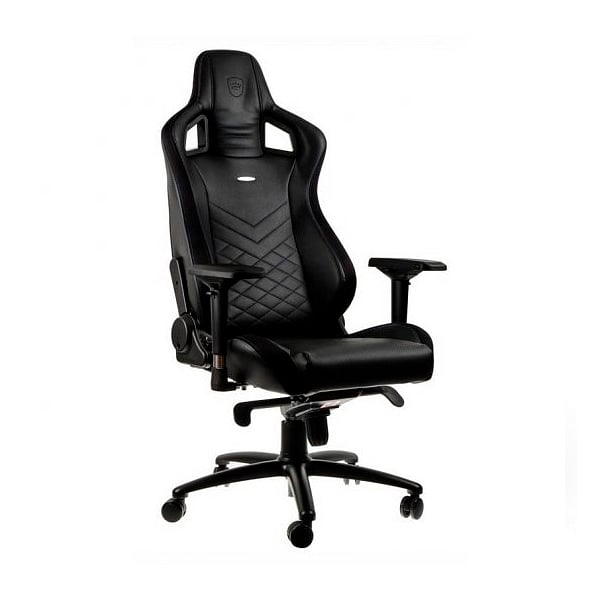 Noblechairs Epic cuero PU negro  azul  Silla
