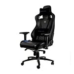 Noblechairs Epic cuero PU negro  azul  Silla