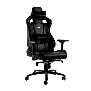 Noblechairs Epic cuero PU negro  dorado  Silla