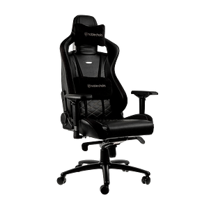 Noblechairs Epic cuero PU negro  dorado  Silla