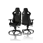 Noblechairs Epic cuero PU negro  dorado  Silla