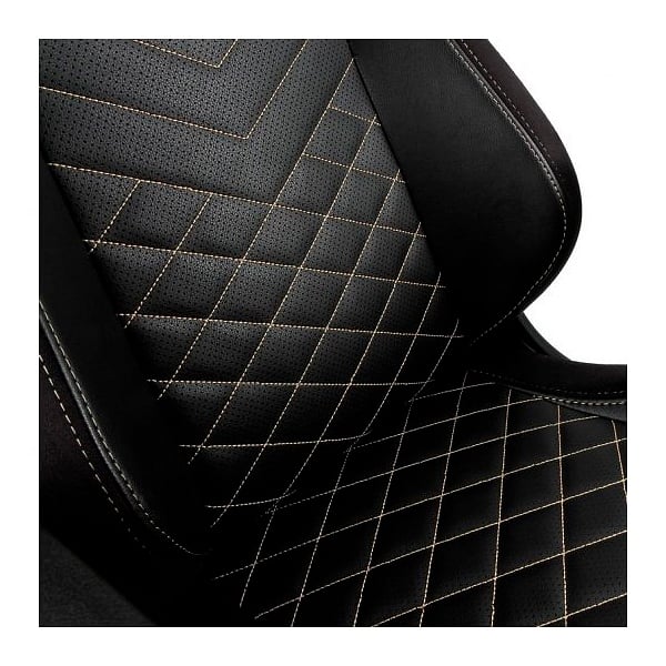 Noblechairs Epic cuero PU negro  dorado  Silla