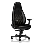 Noblechairs Icon cuero PU negro  dorado  Silla