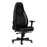 Noblechairs Icon cuero PU negro  dorado  Silla