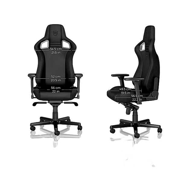 Noblechairs Epic cuero PU Black edition  Silla