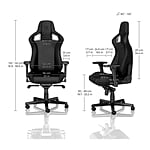 Noblechairs Epic cuero PU Black edition  Silla