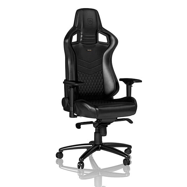 Noblechairs Epic cuero de nappa negro  Silla