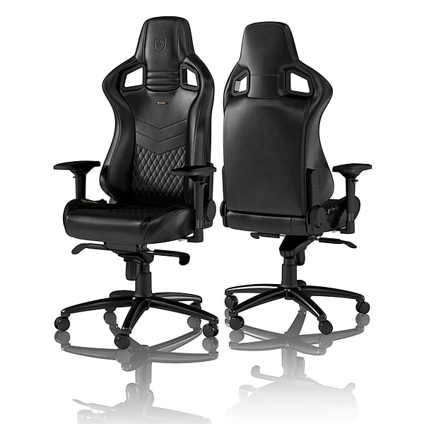 Noblechairs Epic cuero de nappa negro  Silla