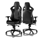 Noblechairs Epic cuero de nappa negro  Silla Noblechairs Epic cuero de nappa negro  Silla