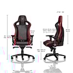 Noblechairs Epic cuero PU Mousesports edition  Silla