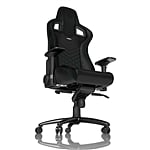 Noblechairs Epic cuero PU negro  verde  Silla