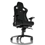 Noblechairs Epic cuero PU negro  verde  Silla