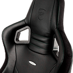 Noblechairs Epic cuero PU negro  verde  Silla