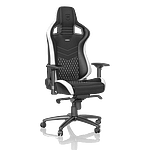 Noblechairs Epic cuero negro / blanco / rojo - Silla