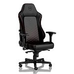 Noblechairs Hero cuero PU negro  rojo  Silla