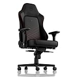 Noblechairs Hero cuero PU negro  rojo  Silla