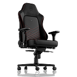 Noblechairs Hero cuero PU negro  rojo  Silla