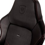 Noblechairs Hero cuero PU negro  rojo  Silla