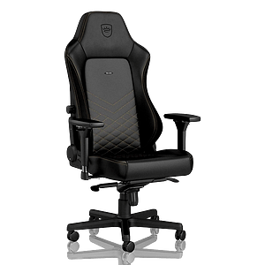 Noblechairs Hero cuero PU negro dorado  Silla