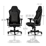 Noblechairs Hero cuero PU negro dorado  Silla