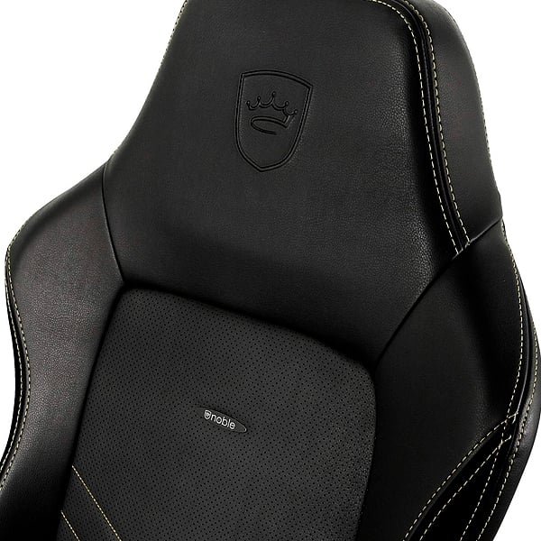 Noblechairs Hero cuero PU negro dorado  Silla