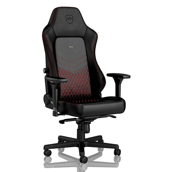 Noblechairs Hero cuero negro  rojo  Silla