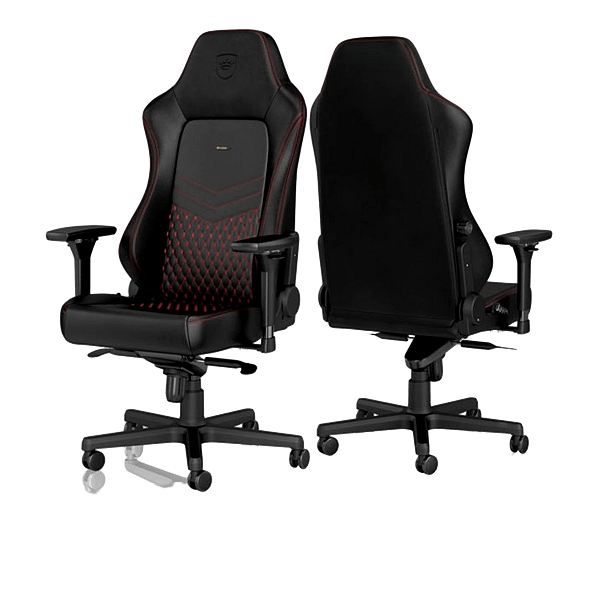 Noblechairs Hero cuero negro  rojo  Silla