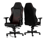 Noblechairs Hero cuero negro  rojo  Silla