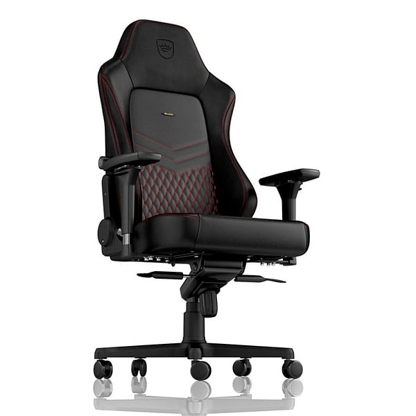 Noblechairs Hero cuero negro  rojo  Silla