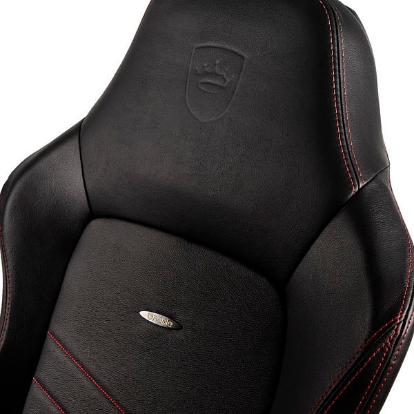 Noblechairs Hero cuero negro  rojo  Silla