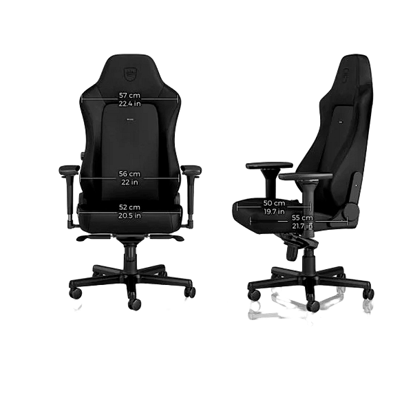 Noblechairs Hero cuero PU black edition  Silla