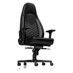 Noblechairs Icon cuero PU negro  blanco  Silla Noblechairs Icon cuero PU negro  blanco  Silla