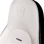Noblechairs Icon cuero PU blanco  negro  Silla