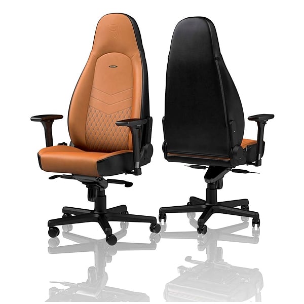 Noblechairs Icon cuero cognac  Silla