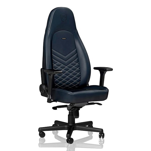Noblechairs Icon cuero azul midnight  Silla