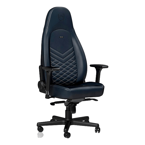 Noblechairs Icon cuero azul midnight  Silla