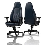 Noblechairs Icon cuero azul midnight  Silla