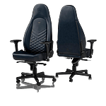 Noblechairs Icon cuero azul midnight  Silla