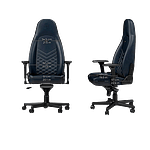 Noblechairs Icon cuero azul midnight  Silla