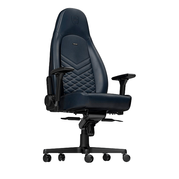 Noblechairs Icon cuero azul midnight  Silla
