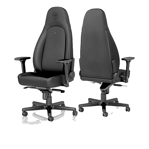 Noblechairs Icon cuero PU Black edition  Silla