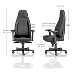Noblechairs Icon cuero PU Black edition  Silla