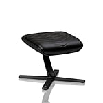 Noblechairs cuero PU negro  dorado  Reposapiés