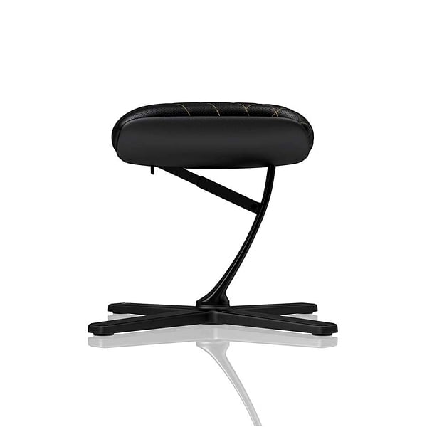 Noblechairs cuero PU negro  dorado  Reposapiés