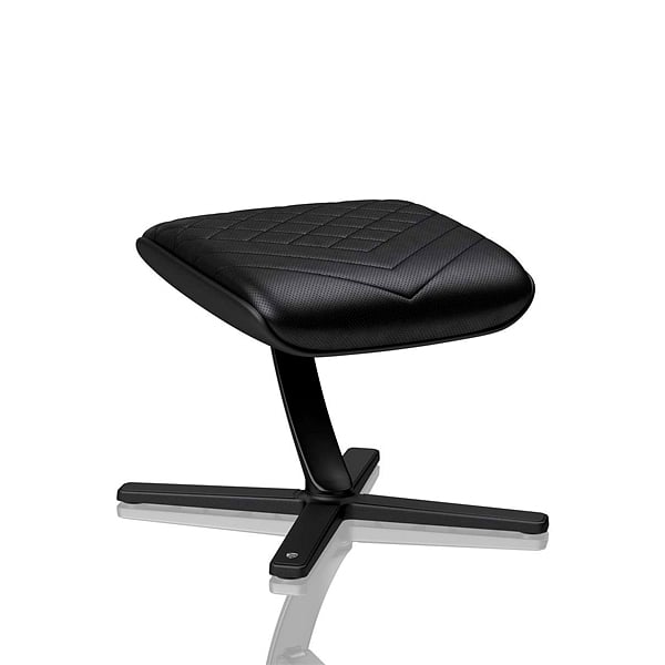 Noblechairs cuero PU negro  Reposapiés