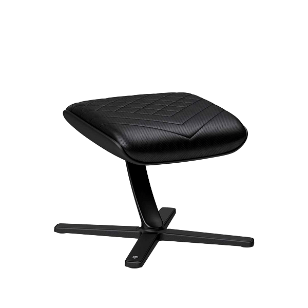 Noblechairs cuero PU negro  Reposapiés